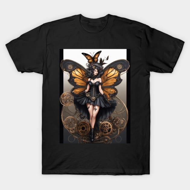 Steampunk Fairy - Jenny T-Shirt by Unkn0wnable Arts